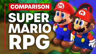 Super Mario RPG Switch SNES Comparison 