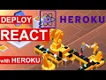 How to deploy a simple React js app to Heroku in under 5 minutes for absolute beginners