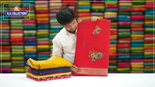 Malai Crepe Floral Digital Print Sarees I Wholesale Shop I@Rkcollectionssarees