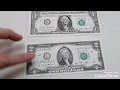 2009 United State 1 dollars 2 dollars Banknotes