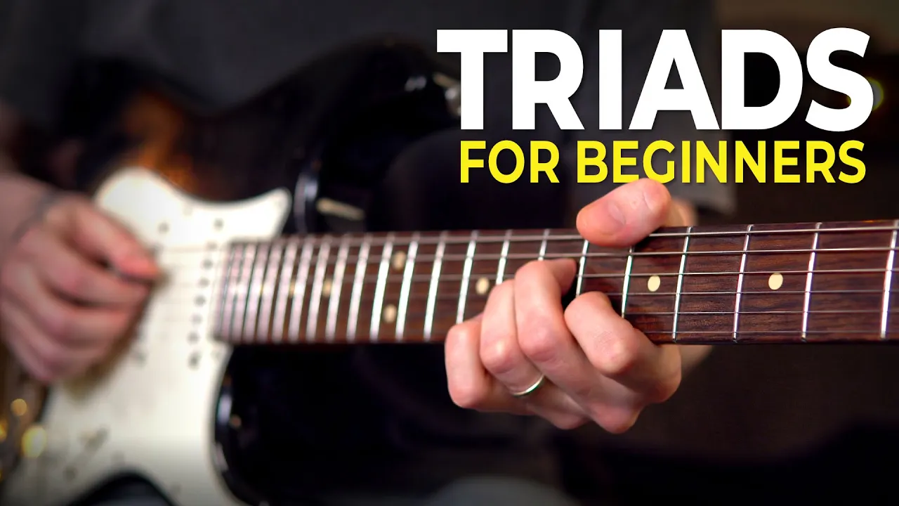 The Best Way To Learn & Practice Triads - Beginner/Intermediate Guitar Lesson