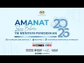 AMANAT TAHUN BAHARU 2026 YB MENTERI PENDIDIKAN
