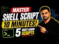 Master Shell Scripting in 10 Minutes 5 Bash Scripts Every Linux User Must Know