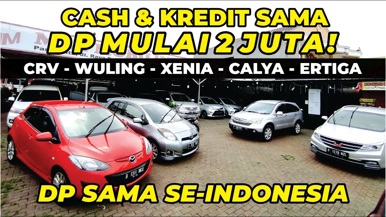 BELI MOBIL TANPA BUNGA BISA KREDIT SYARIAH, CICILAN 1JUTAAN, DP 8JUTA CASHBACK SAMPAI 35JUTA!!!