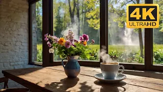 Mountain View & Warm Coffee Relaxing Piano Music for Deep Focus Work Study & Meditation Dreamy Tones
