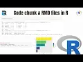 What is a code chunk in RMD files in R
