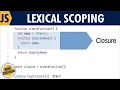 JS Part 2 - Variables Lexical Scoping and Closures in JavaScript
