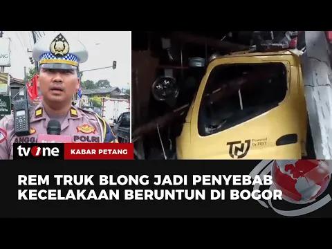 17 Orang Alami Luka pada Insiden Tabrakan Beruntun di Puncak Bogor