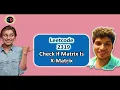 Weekly Contest 299 Leetcode 2319 Check if Matrix Is X-Matrix Matrix Easy Peasy