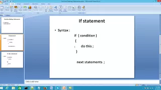 Java Programming in Part 7 If else statement