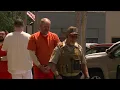 Suspects in Bibb County child sex trafficking ring investigation arrive to court plead not guilty