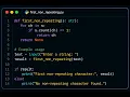Write a Python program to find the first non-repeating character in a string