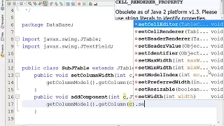How to Customize JTable with addComponent and Resize Column in Java Netbeans