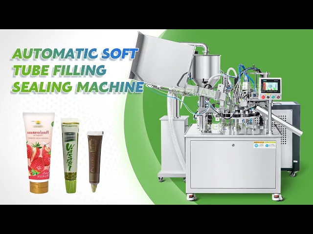 Automatic Servo Piston Soft Tube Filling Sealing Machine for Food & Sauce Packaging