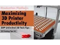 How to Maximize Your 3D Printing Productivity - 3D Printing Tech Tips