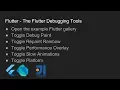 Flutter - The Flutter Debugging Tools