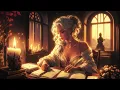studying alchemy while the sunrises by candlelight - 6+ hours of lofi beats = work, relax, chill,
