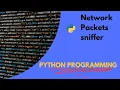 Network packets sniffer scapy using python