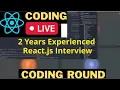 React js Live Interview 5 Mastering Core Concepts and Advanced JS Questions