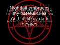 Dark Funeral - My Dark Desires (lyrics)