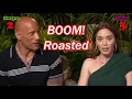 Emily Blunt VS Dwayne Johnson Roast Battle
