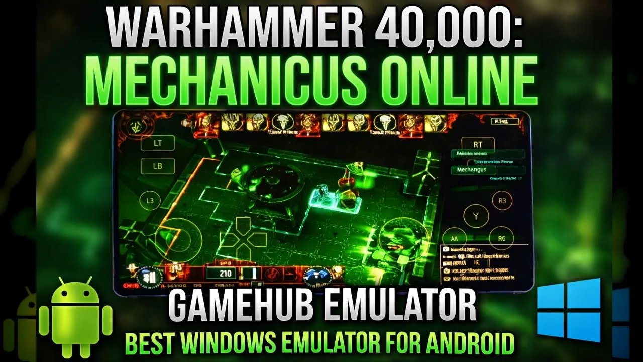 How to play Warhammer 40.000: Mechanicus Online on Android - Gamehub Emulator - Warhammer 40K mobile