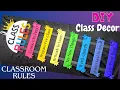 Classroom Rules How To Make Class Rules Wall Hanging Classroom Decoration Idea craftthebest1