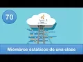 70 Programacion en Java POO Miembros estaticos de una clase