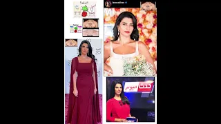 ترقوة رجل مستقيمة لارا نبهان قناة الحدث مشاهير 