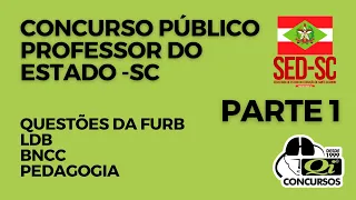 Analise e Resolução de questões Parte 1/3 • Concurso público professores - SC | Qi Concursos
