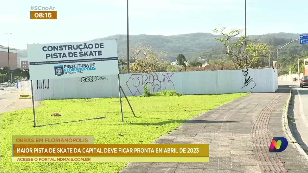 Na Capital, começam as obras da maior pista de 'skate street' da cidade