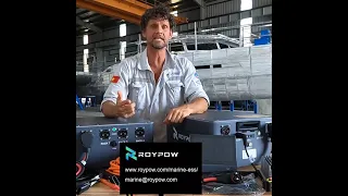 RoyPow supports the Elcano Challenge #ROYPOW #ROYPOWLithiumBattery #boatbuild #aluminiumfabrication