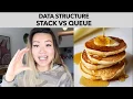 Stacks and Queues Explained in 1 minute