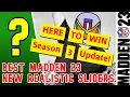 Best realistic Madden 23 sliders for HERE TO WIN Title Update - newest release from Dreddeus for PS5