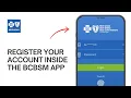 How to Register your Account inside the BCBSM App