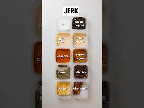 Food Formulas | Spice Mixes 🌶️ #cooking #food