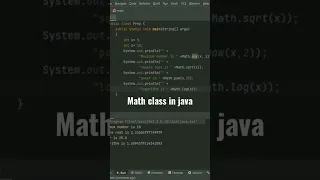 math class in java