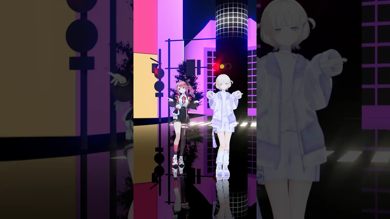倉持めるとさんとアクト踊ってみた@KuramochiMeruto 【轟はじめ】#vtuber #shorts