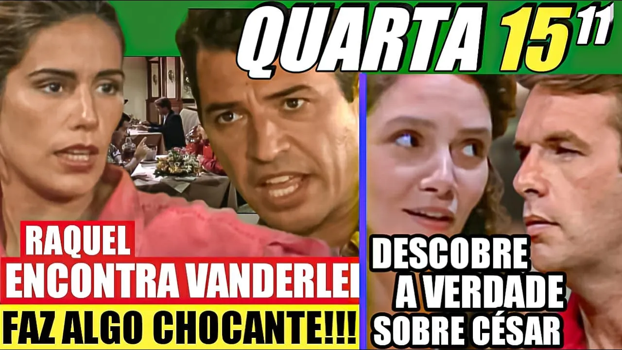 MULHERES DE AREIA Capítulo de hoje QUARTA 15/1 - Resumo da novela mulheres de areia hoje