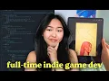Day In the Life as a Game Developer Cozy Productive Vlog