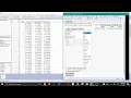 Summary statistics using Tabulate menu - JMP