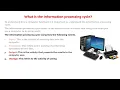 Computer Science Lesson 8 The Information Processing Cycle