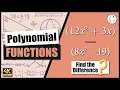 How to find the sum or difference of a polynomial