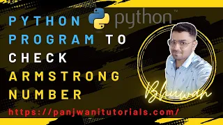 Python Program to Check Armstrong Number In Hindi