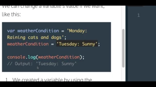 Learn Javascript Changing a Variable s Value codecademy Javascript Tutorial