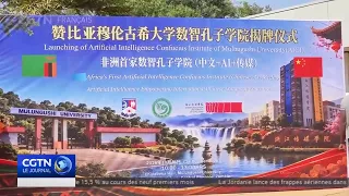 Inauguration du premier Institut Confucius dédié à l'intelligence artificielle en Afrique