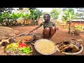 Download Lagu Real African village life |Cooking Pasta From Scratch Served With Deep Fried Western Chicken