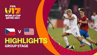 Czechia Vs USA Highlights FIFA U 17 World Cup Qatar 2025 
