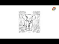 Elephant Coloring Pages