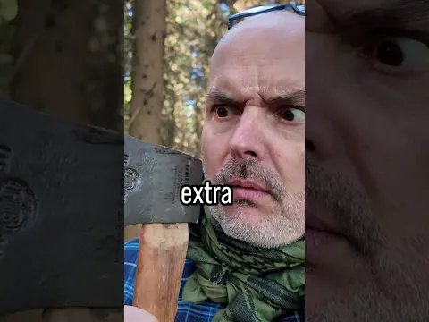 Never carry an Axe for #survival this way or 😵😵😵
